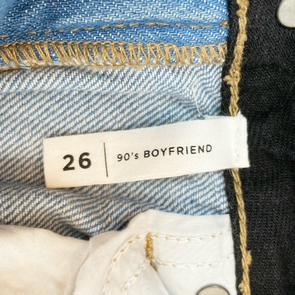 PacSun Jeans 90's Boyfriend Light and Dark Wash 26 - Picture 7 of 9